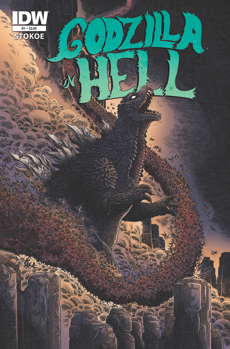 Illustration for article titled Exclusive IDW preview: New comics series sends Godzilla to hell